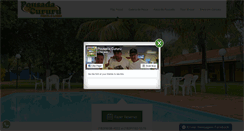 Desktop Screenshot of pousadacururu.com.br